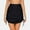 Black, variant on Alove Women High Waisted Swim Skirt with Brief Tankini Bottom Swimdress