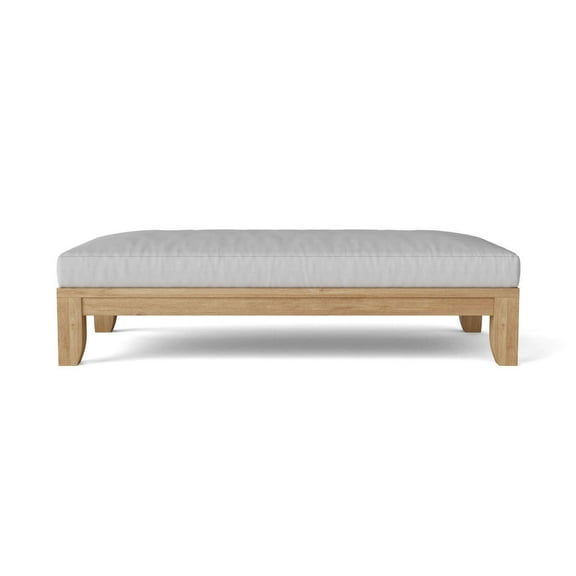 Teak Daybed 60 Inch - Outdoor Patio Furniture - Garden Day Bed - Modern Design