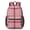 Red and Black, variant on Gray and Black Checkered Pattern 17" School Backpacks for Teens,Waterproof Oxford Fabric,S-Shape Padded Straps for School,Travel,Hiking,Camping