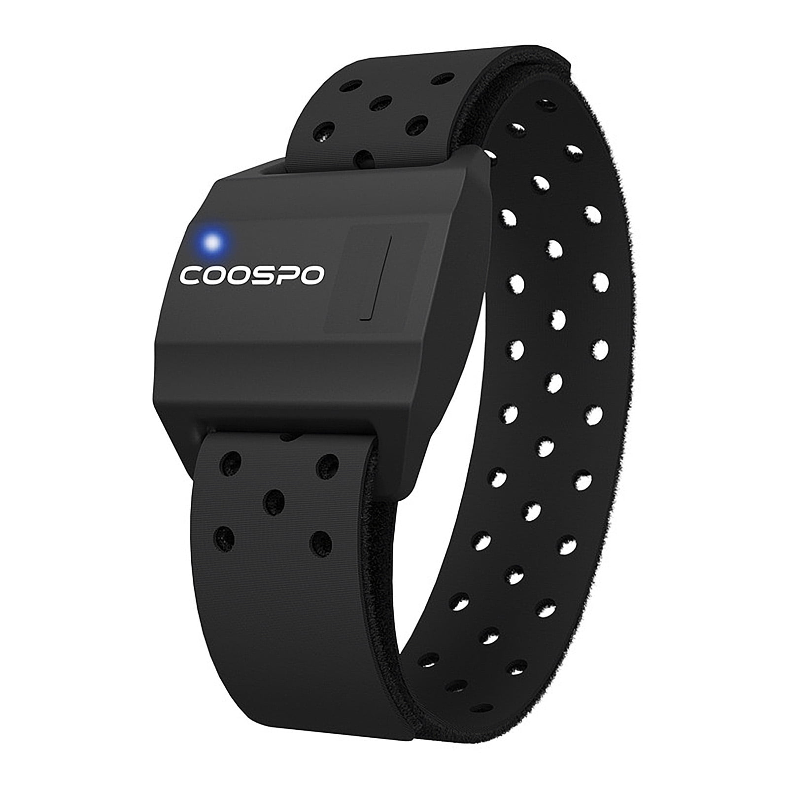 Suodoka HW706 Wireless Heart Rate Monitor Armband Accurate HRM Tracking Sensor Waterproof Rechargeable Bluetooth ANT+ for Running Gym Exercise Cycling (4.72x3.15x0.79 in / 12x8x2 cm)