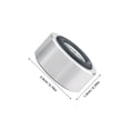 thumbnail image 2 of unbranded 4Ud Plataforma Aislante De Altavoces En Aluminio Plata Para Estudios De Audio, 2 of 8