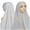 Gray, variant on Head Scarves for Chemo,Turbans for Women,Hair Scarf,Chemo Headwear for Women,Head Wraps for Women,Casual Solid Multihijab Cap Muslim Hijab Wine One Size