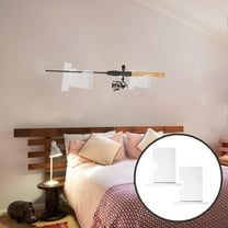 MLINS 1 Pair of Wall Fishing Pole Holder Acrylic Fishing Rod Display Stand Fishing Rod Storage Rack for Fishermen