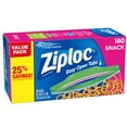 Ziploc Snack Bags, 180 Count