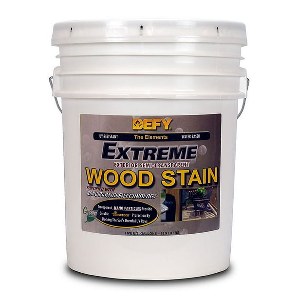DEFY Extreme Wood Stain Light Walnut 5gal