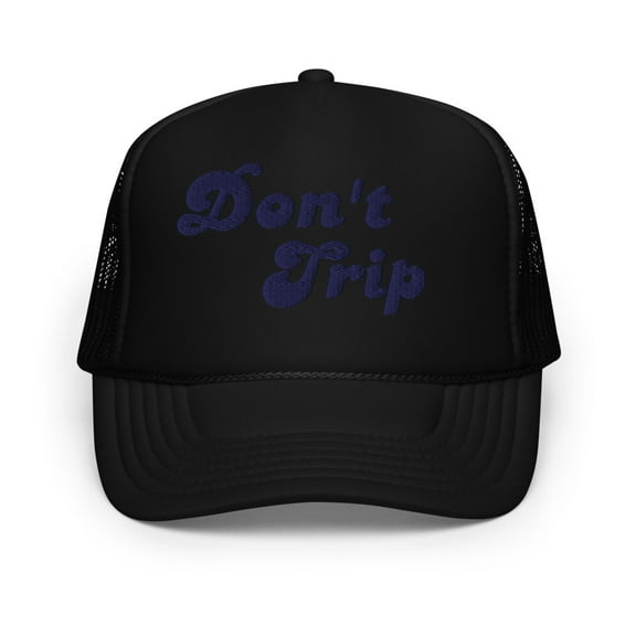 Don't Trip Trucker Hat Navy (Black)