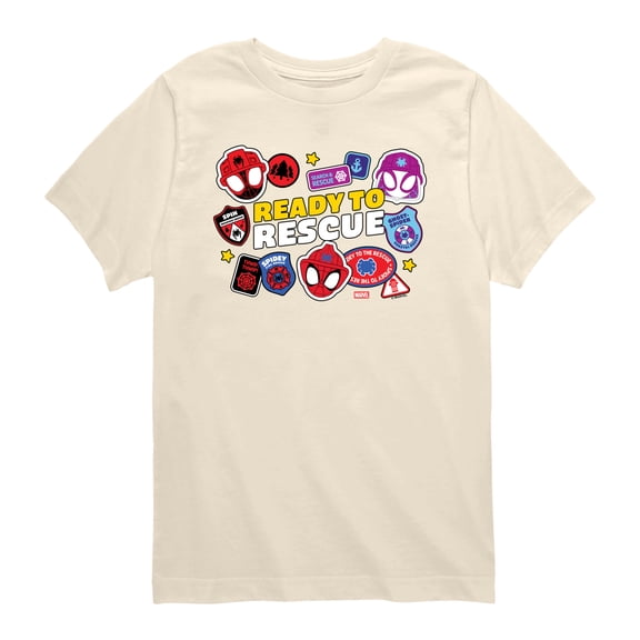 Spidey & His Amazing Friends - Ready To Rescue - Toddler Boys Short Sleeve Graphic T-Shirt