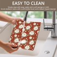 thumbnail image 4 of Placemat, Pioneer Flower Floral Print Pattern Place Mats Table Mat Set Of 2, PVC Washable Placemats for Party Kitchen Dining Decoration, 18x12 Inch, Fade Resistant, 4 of 6