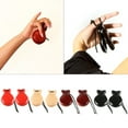 thumbnail image 2 of SIEYIO 2 Pcs Spanish Castanets with String Wooden Hand Percussion Music Instrument, 2 of 11