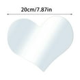 thumbnail image 3 of Bearachild Etiqueta de pared acrílica 3D, calcomanía de espejo en forma de corazón, pared del dormitorio, sala de estar, hogar Decoración del hogar, 3 of 6