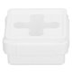 thumbnail image 1 of Caja de almacenamiento cuadrada pequeña, organizador de escritorio con boca cruzada para monedas de tejido, Hardware pequeño, 1 of 14