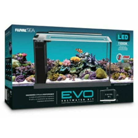 Fluval 5-Gallon EVO V Saltwater Aquarium Kit