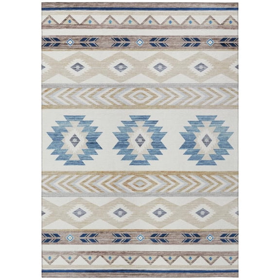Addison Rugs Indoor/Outdoor Sonora ASO33 Taupe Washable 8' x 10' Rug