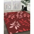 thumbnail image 2 of Ahgly Company Indoor Square Patterned Grapefruit Red Area Rugs, 5' Square, 2 of 6
