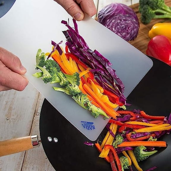 Rada Cutlery Plastic Flexible Cutting Board, 10x14 in, White