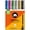 Metallic Set, variant on Molotow Acrylic Markers 4mm Sets of 6, Wood Set - 4mm