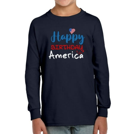 

Happy Birthday America Long Sleeve Toddler -Image by Shutterstock 2 Toddler