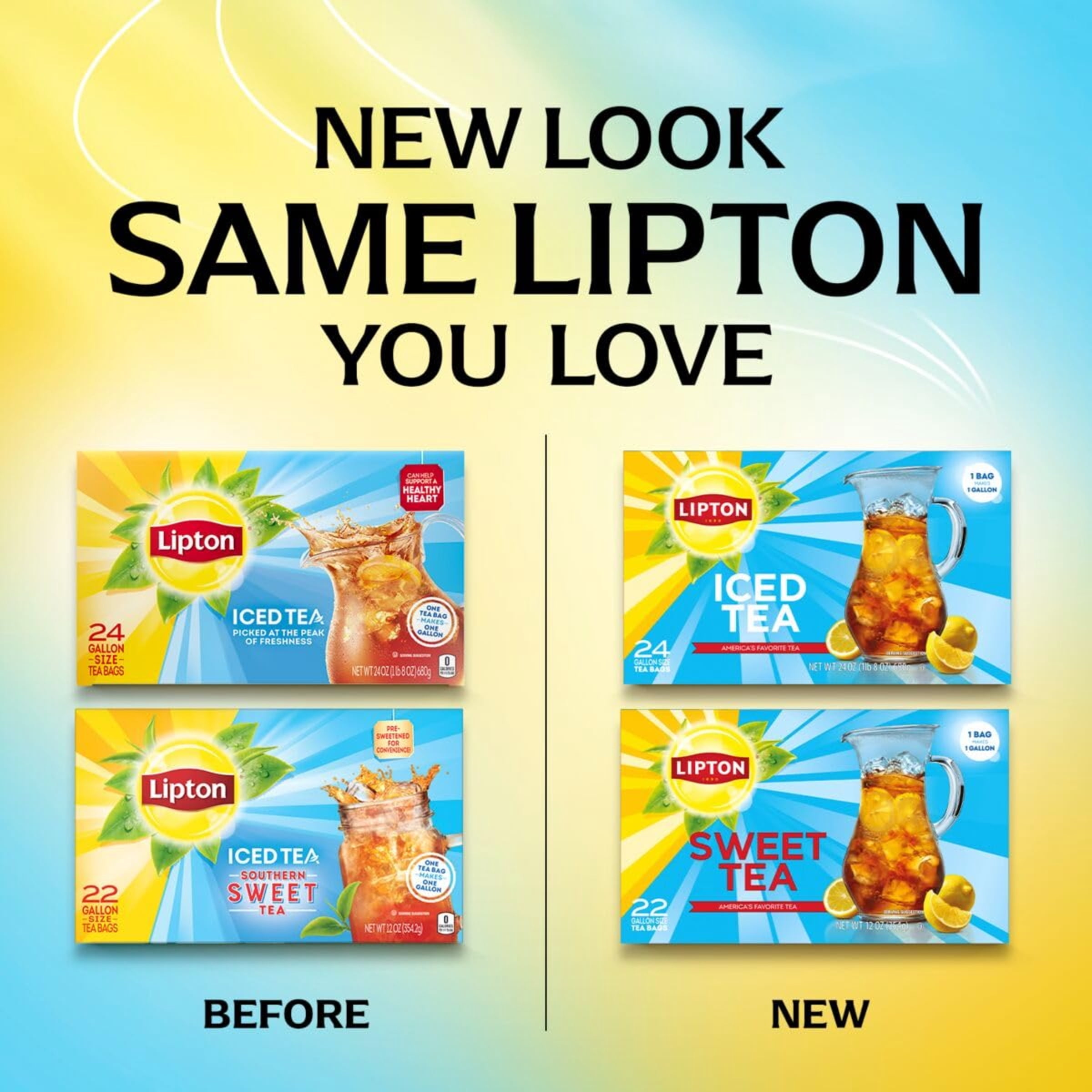 Lipton Iced Tea, Gallon Size Tea Bags (48 ct.)