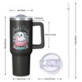 thumbnail image 3 of 40oz Halloween Ghost & Pumpkin Tumbler with Handle, Straw Lid, Insulated, for Men & Women, Travel Mug, 3 of 7