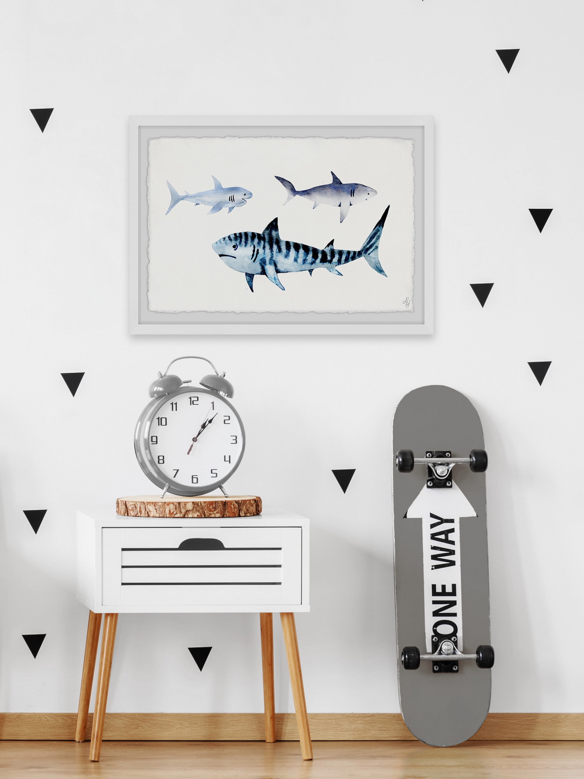 Marmont Hill The Sharks II Framed Wall Art