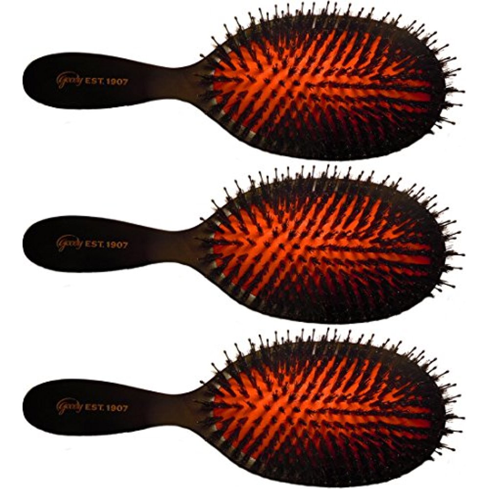 Goody Heritage Hair Brush, Classic Cushion for Luxurious Smoothing and