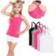 thumbnail image 1 of Odeerbi Camisetas de Las Niñas de 5 Paquetes Camisetas de Algodón Y Espalda Camisetas Bajas Sin Mangas Básicas Suaves, 1-13 Años, 1 of 9