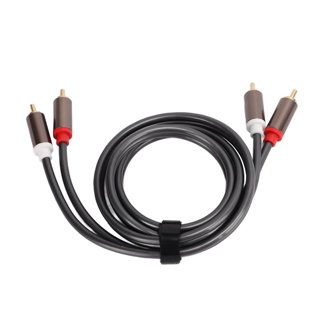 Cables 2 Piezas AV 4 Cabezales 33 pies para subwoofer para Reproductor de CD para Altavoces ANGGREK