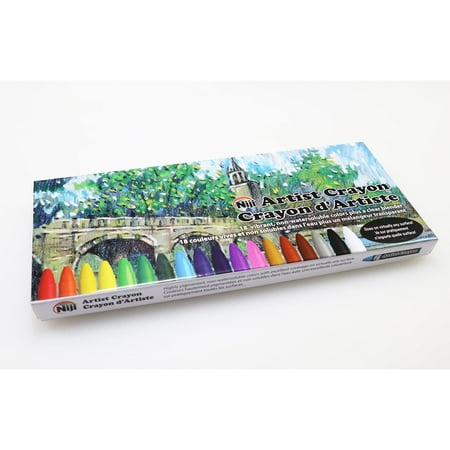 UPC: 0031248981691 | Yasutomo Niji Artist Crayon 18 Colors