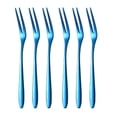 thumbnail image 1 of Bgsha Ensemble de 6 Fourchettes en Acier Inoxydable pour Desserts, 1 of 10