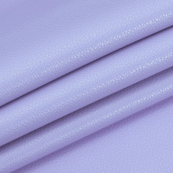 Uxcell 29x17x0.03 Inch PU Leather Book Cloth, Goat Grain, Purple