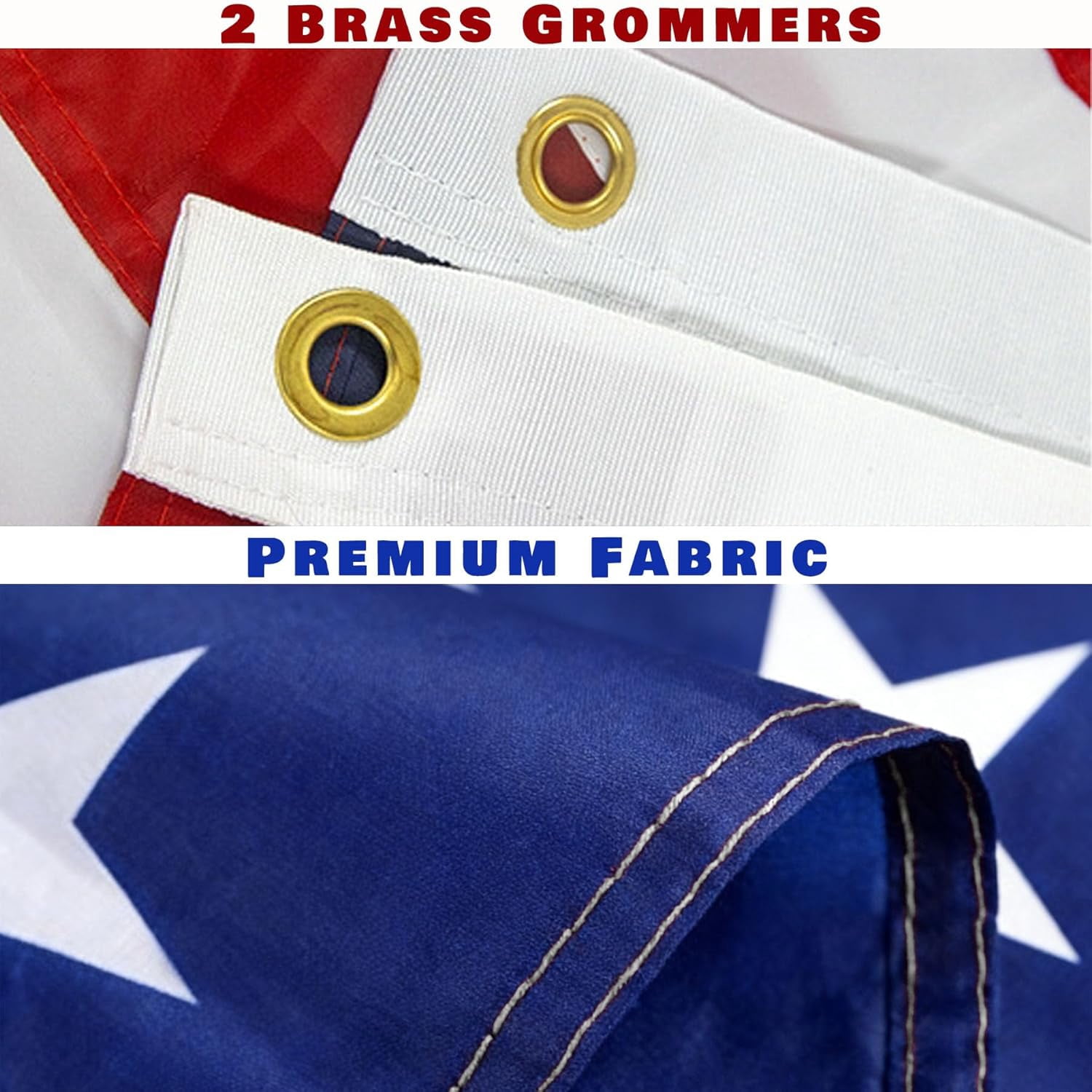 America 250th Anniversary Flag, 250 Anniversary USA Flag 3x5 FT Double Sided, 3 Ply 250 Years American Flag Birthday Patriotic Decor for Outdoor, Front Door, Porch, Wall (Style B)