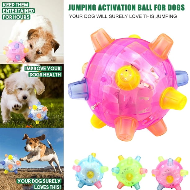 Pelota De Luz Para Mascotas Juguetes De Perros Coloridos Bolas Intrigantes Auto Interactivos En Casa Gao Jinjia unisex