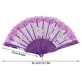 thumbnail image 2 of Paper Fans Set - LED Handheld Fan for Parties Large Functional Fan for Dancing Glowing Performance for Weddings and Home Decorations, 2 of 4