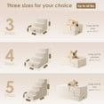 thumbnail image 2 of Escalera para perros EHEYCIGA de 4 peldaños para cama, 45 cm de altura, antideslizante, color beige, 2 of 7