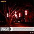 thumbnail image 4 of Sunlite LED A19 Colored Light Bulb, 3 Watts (25w Equivalent), E26 Medium Base, Non-Dimmable, UL Listed, Party Decoration, Holiday Lighting, Red, 3 Pack, 4 of 5