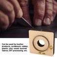 thumbnail image 3 of Punching , Leather Cutting Die 55mm Diameter Wood Board Round Shape  For Cardboard, 3 of 8