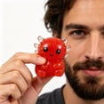 thumbnail image 5 of Axolotl Squishy Stress Relief Ball Slow Rising, Cute Translucent Jelly Gel Animal Sensory Hand Grip Squeeze Relieve Pressure, Portable Desktop Decorative Accent for Adults Home Office, 5 of 6