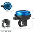 thumbnail image 6 of ZHUYING Classic Bike Bell, Aluminum Bicycle Bell, Loud Crisp Clear Sound Bicycle Bike Bell for Adults Kids, 6 of 8