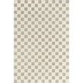 thumbnail image 2 of nuLOOM Alaiya Checkered Machine Washable Area Rug, 6', Round, Cream, 2 of 9