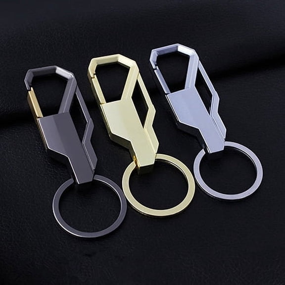 SmartBy Men's Creative Gifts Simple Metal Keychain Key Chain Car Business Key Ring