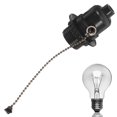 thumbnail image 1 of unbranded Portalámparas Retro Negro Con Cadena De Compatible E26 Para Uso Residencial Seguro Y Duradero, 1 of 8