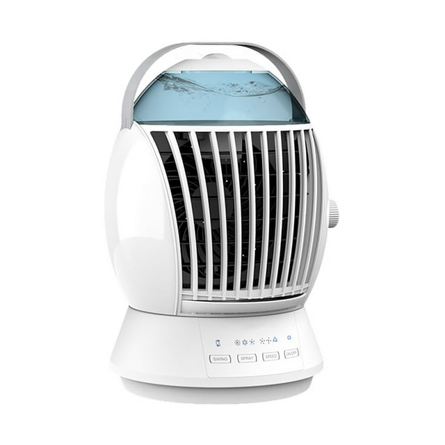 Mini Portable USB Air Cooler Fan with Small Water Mist Air Conditioner Fan Functions Tabletop Desktop Design Bringing Refreshing To Your Office Or Study Sessio
