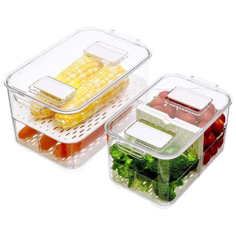 Luxear Fresh Keeper Refrigerator Storage Containers