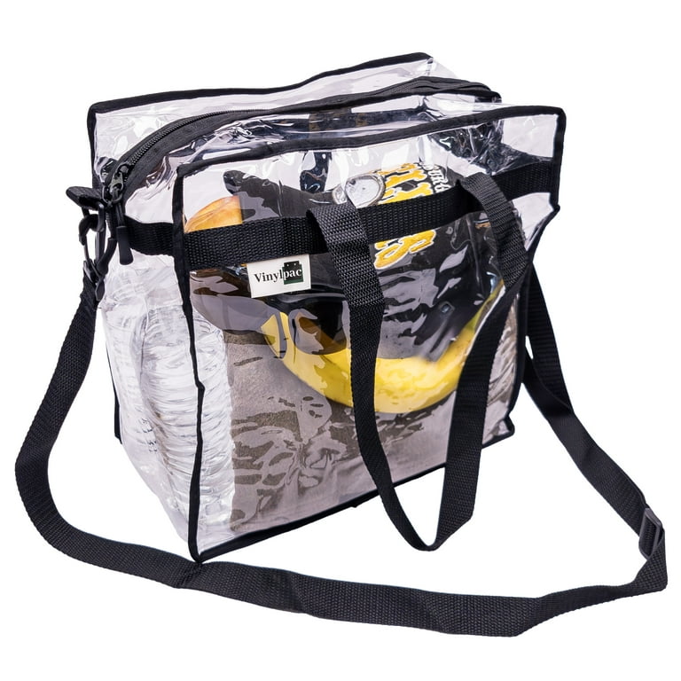 Stadium Approved Vinyl Clear Bag 12x12x6