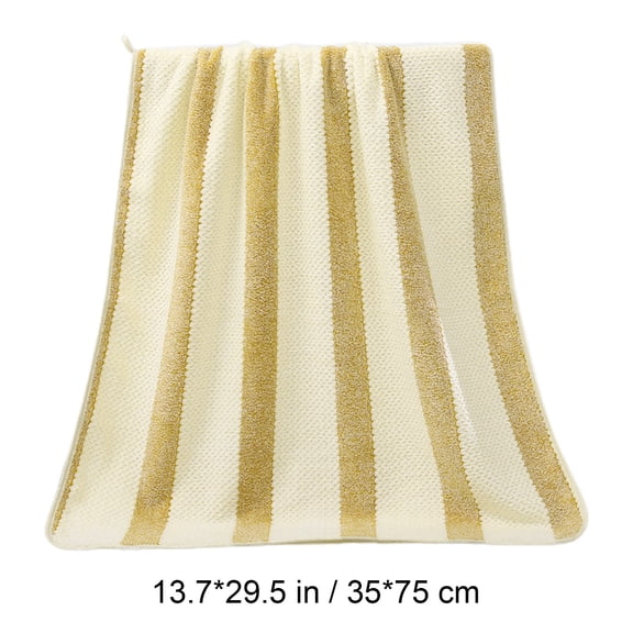 AZXY Towels Bath Sheets Clearance,Bath Towel On Sale,Striped Thickened Absorbent Hair Towels Bath Sheet,Towels Bathroom