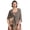 Heather Brown, variant on Women's Lightweight Knit Shawl Wrap, Triangle Scarf with Pull-Through Loop, Soft Boho Cover-Up for Dresses, Travel and Evening Wear