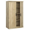 thumbnail image 2 of Sauder Aspen Post 2-Door Storage Cabinet, Prime Oak Finish, 2 of 11
