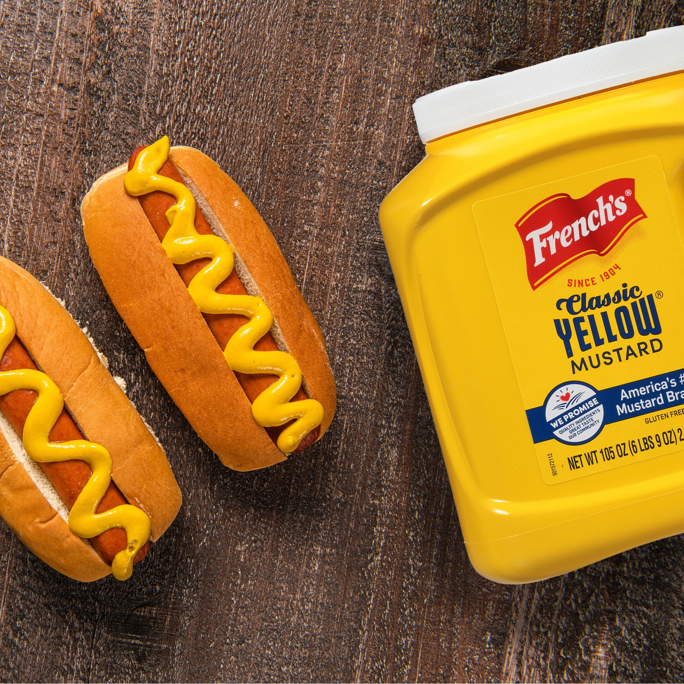 French's Kosher Classic Yellow Mustard, 105.0 oz Cup