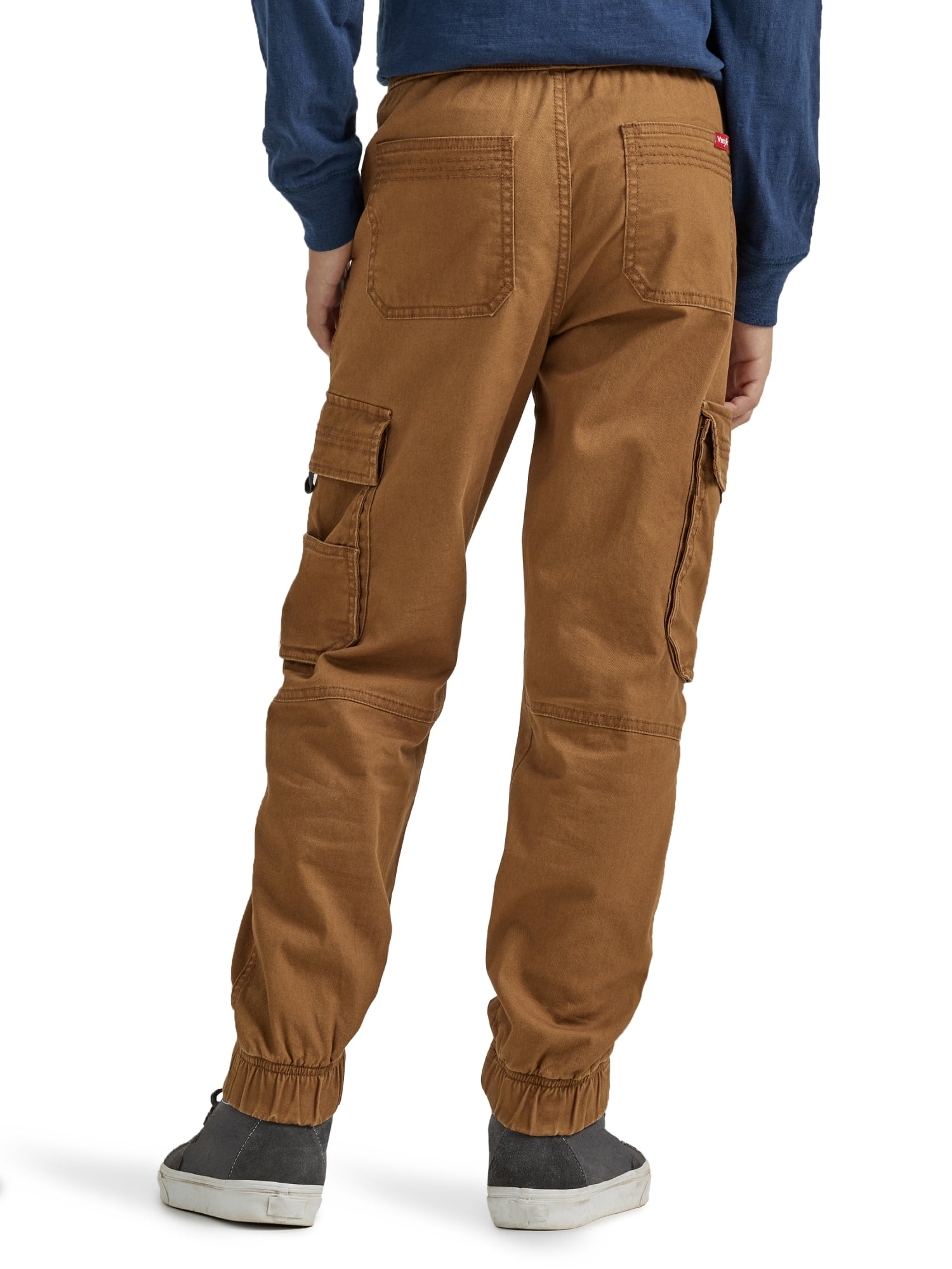Wrangler® Boy's Loose Fit Cargo Jogger with Elasticized Cuffs, Sizes 4-18 & Husky