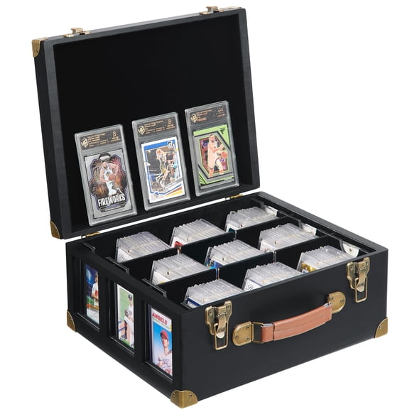 Caja de Almacenamiento para Cartas Deportivas Poyilooo para Más de 140 Cartas Calificadas